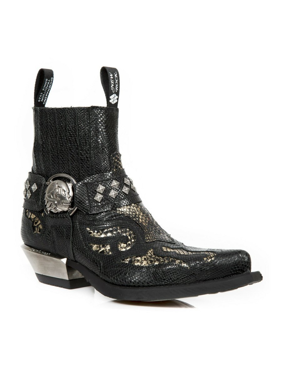 Uomo New Rock | Ankle Boot West M-Wst005-C13