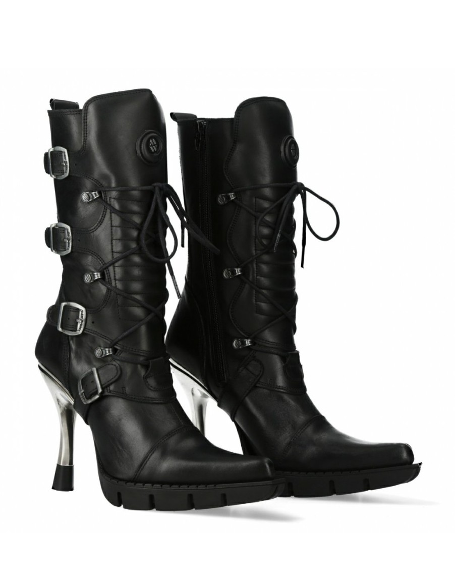 Donna New Rock | Boot Black New M-9373-S13