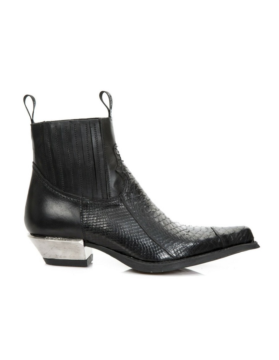 Donna New Rock | Ankle Boot West M-7953Pt-C36