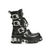 Donna New Rock | Boot Metallic M-391Silver-C1