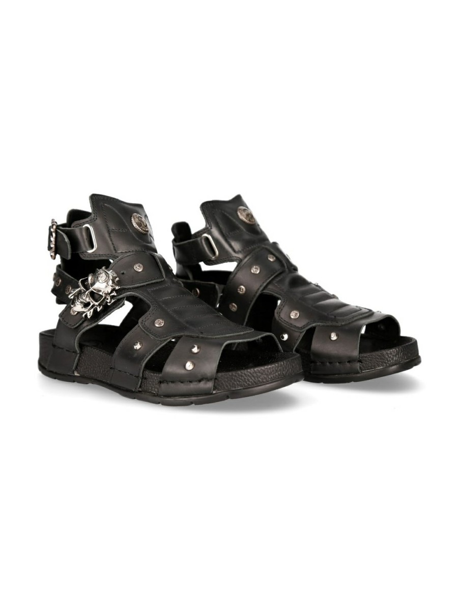 Uomo New Rock | Sandal Black M-Bio17-S1