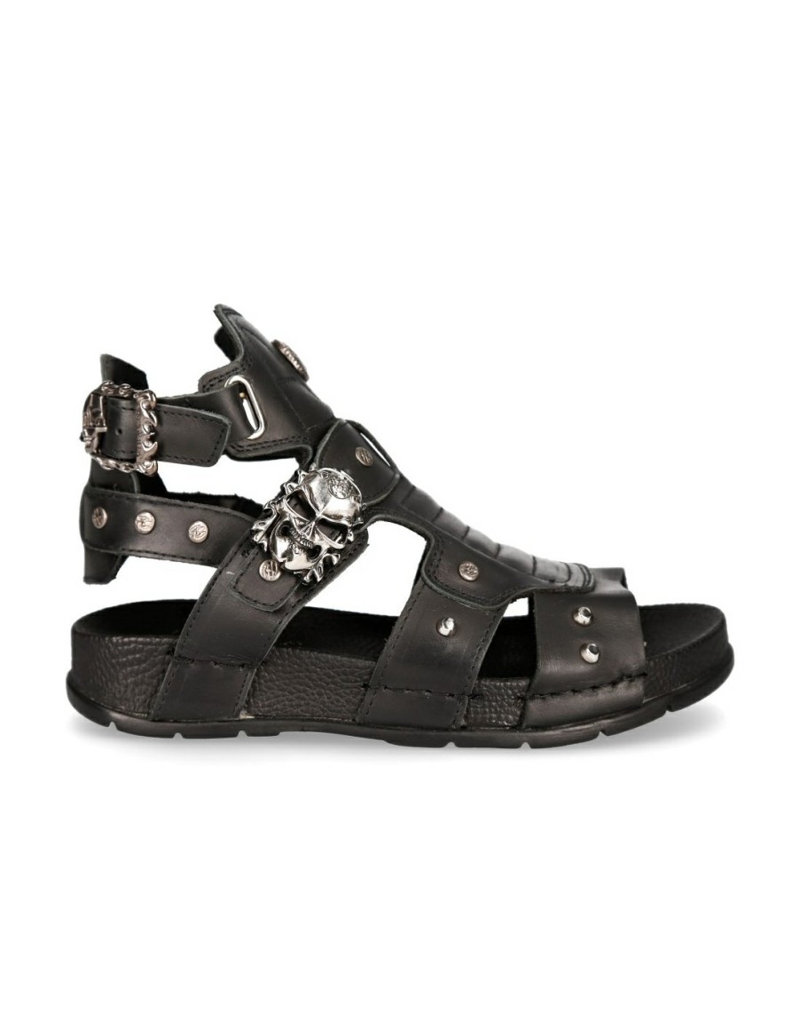 Uomo New Rock | Sandal Black M-Bio17-S1