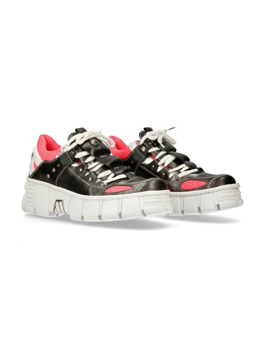 Donna New Rock | Shoe Tower With Laces M-Wall002-C10