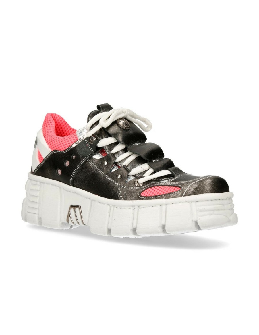 Donna New Rock | Shoe Tower With Laces M-Wall002-C10