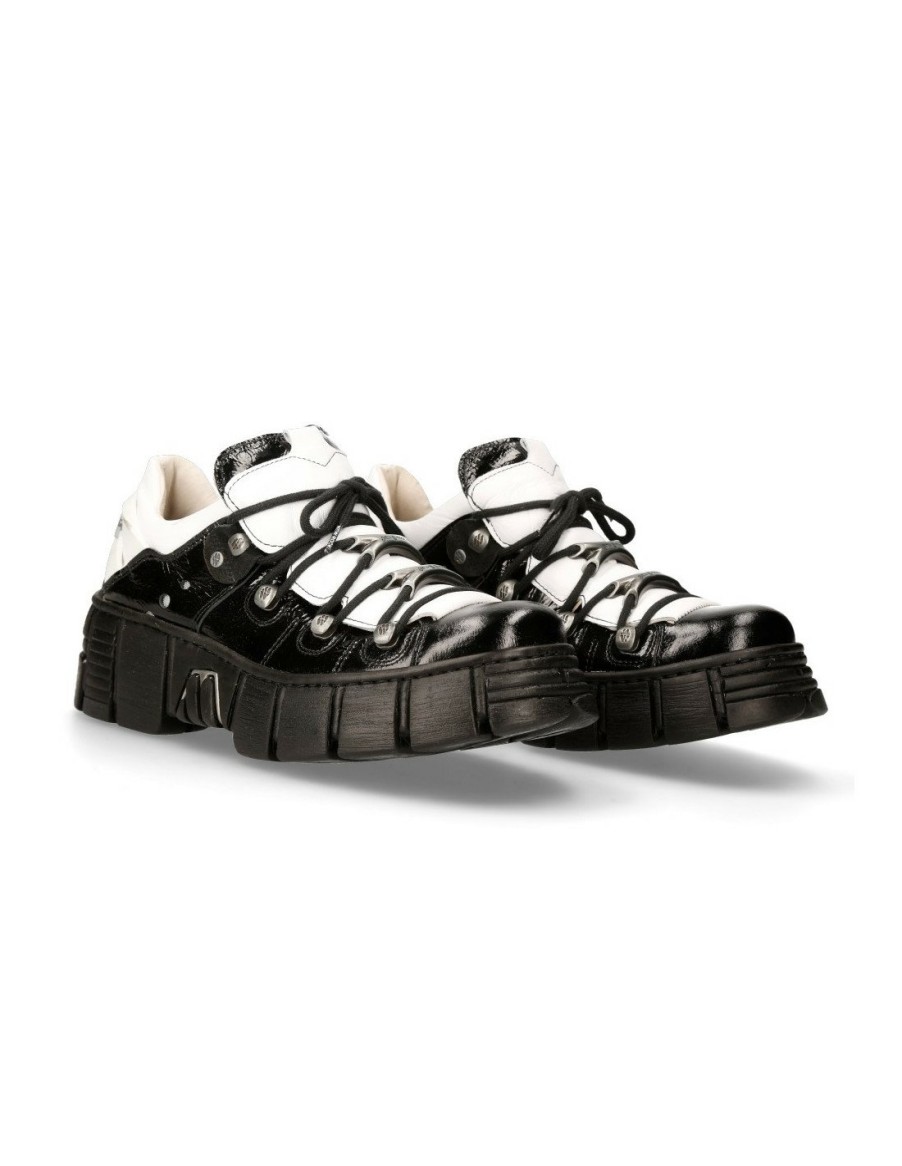 Donna New Rock | Shoe Black Tower With Laces M-Wall120N-S2