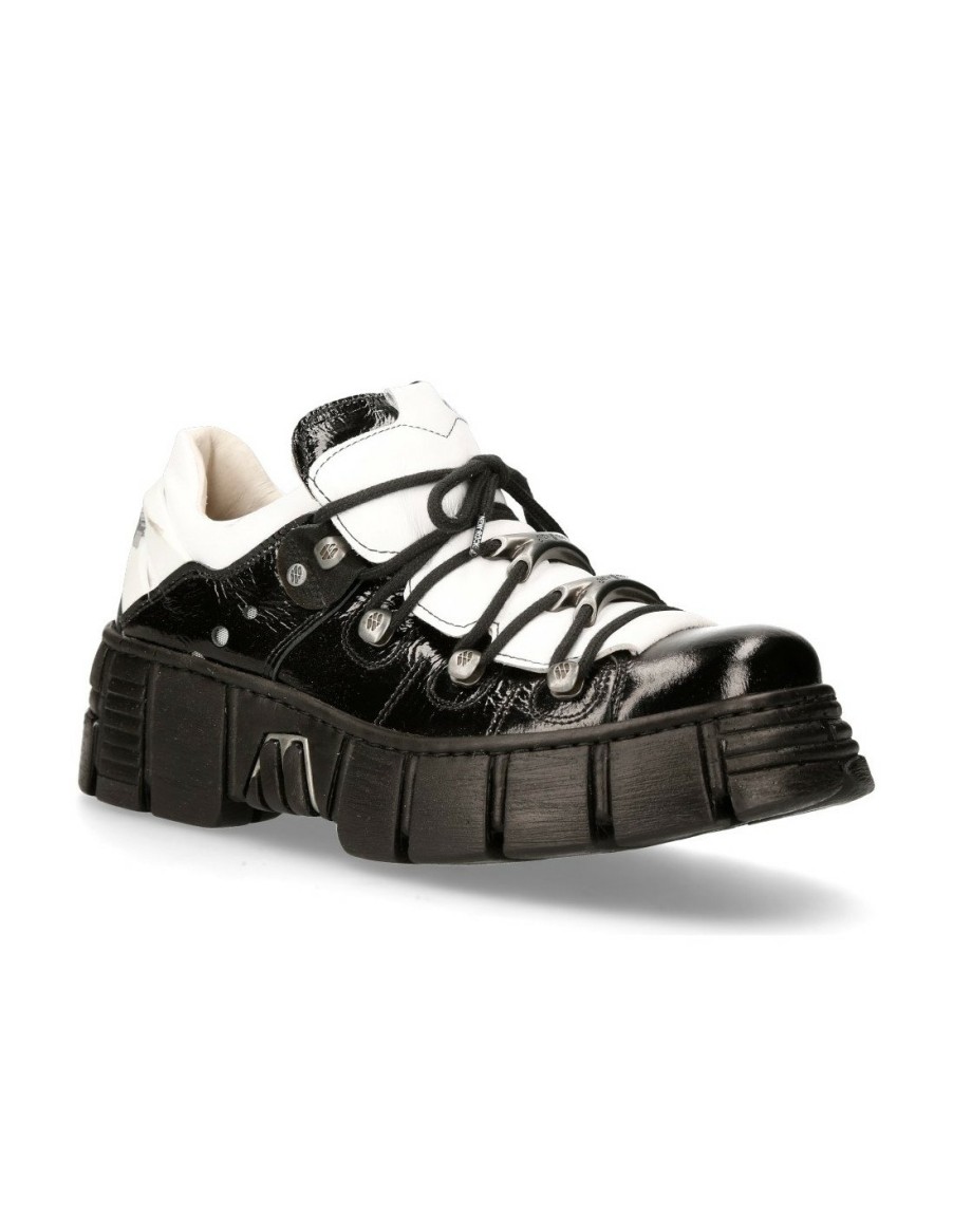 Donna New Rock | Shoe Black Tower With Laces M-Wall120N-S2