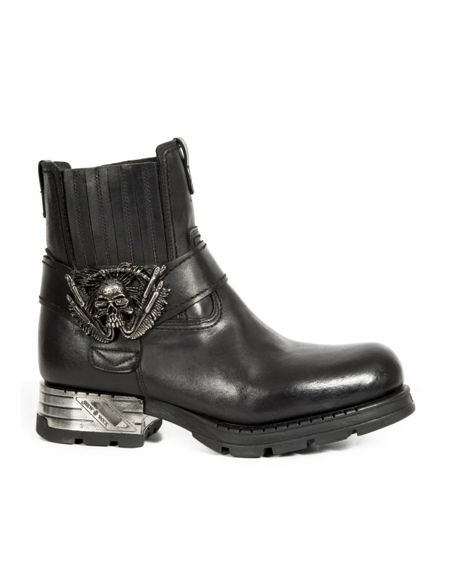 Uomo New Rock | Ankle Boot Motorock M-Mr043-C2