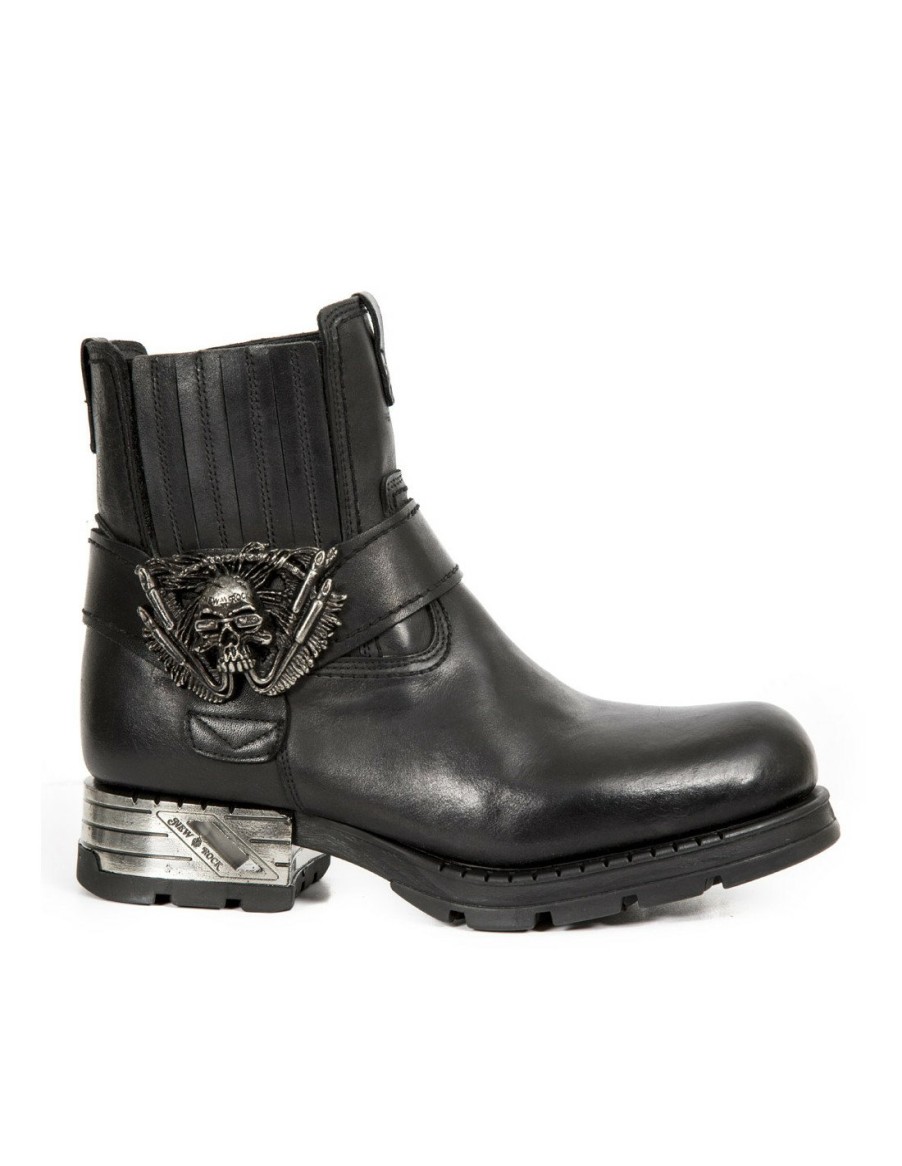 Uomo New Rock | Ankle Boot Motorock M-Mr043-C2