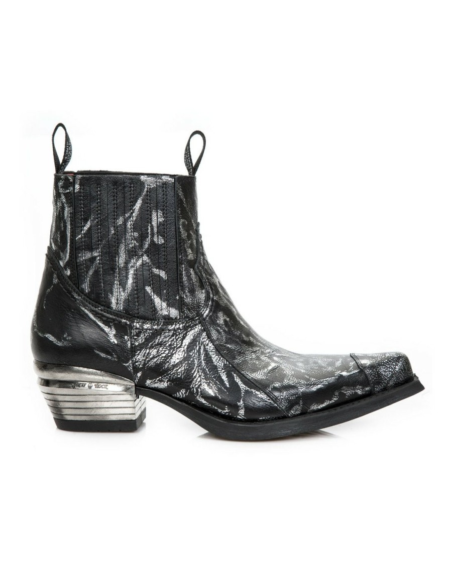 Donna New Rock | Ankle Boot West M-7953Pt-C24