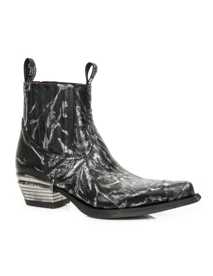 Donna New Rock | Ankle Boot West M-7953Pt-C24