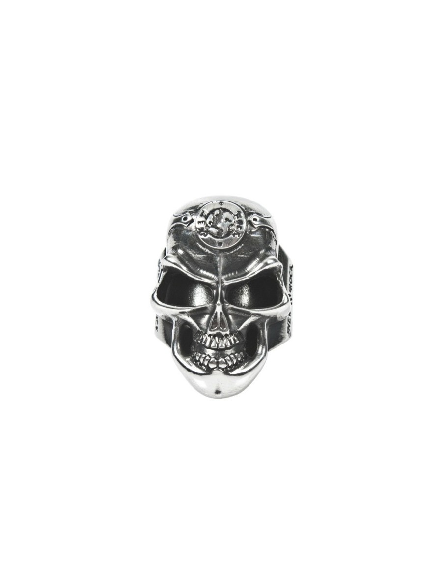 Accessories New Rock | Adornments M-Skullring-S1