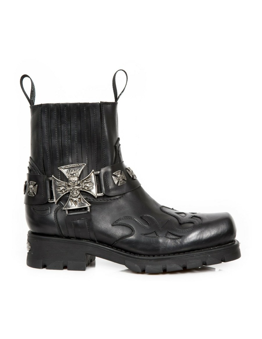 Uomo New Rock | Ankle Boot Motorcycle M-7647-C1