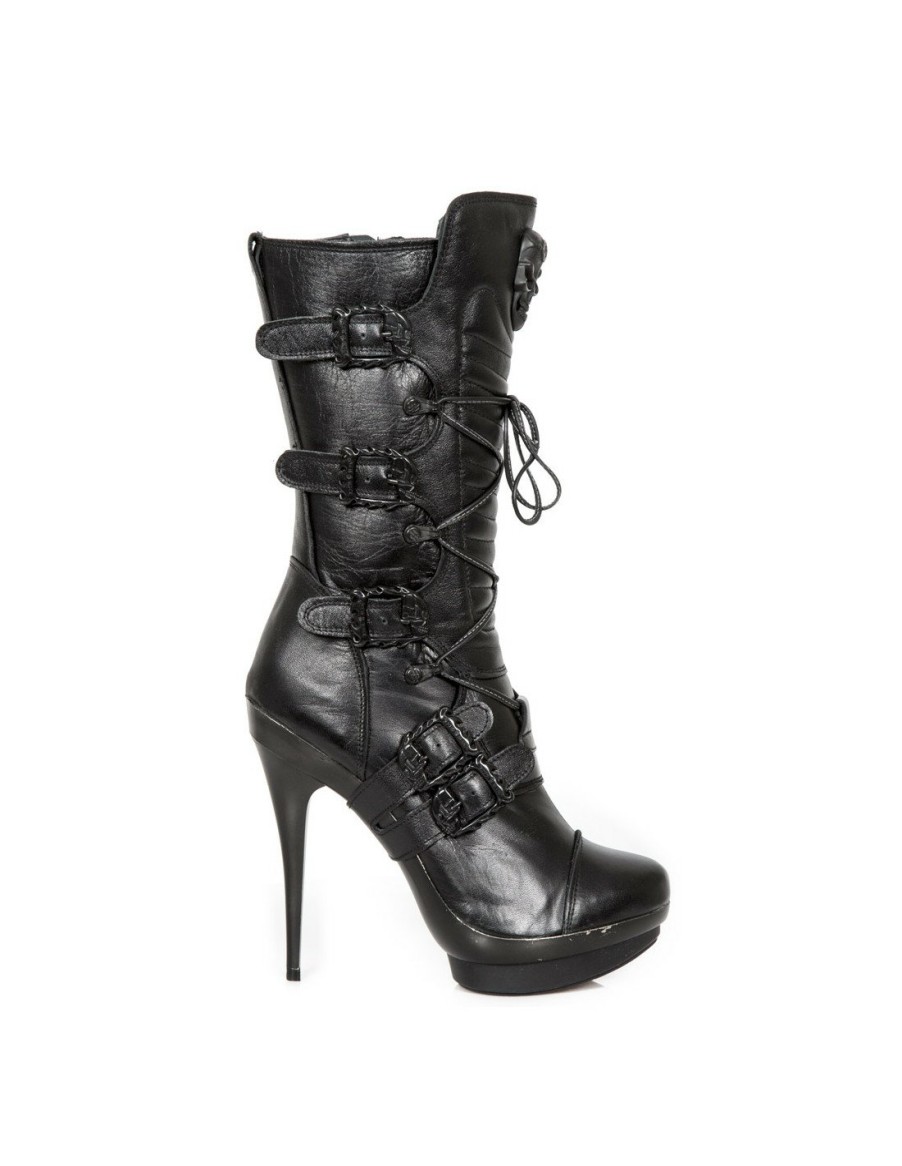 Donna New Rock | Boot Black M-Punk078-C1