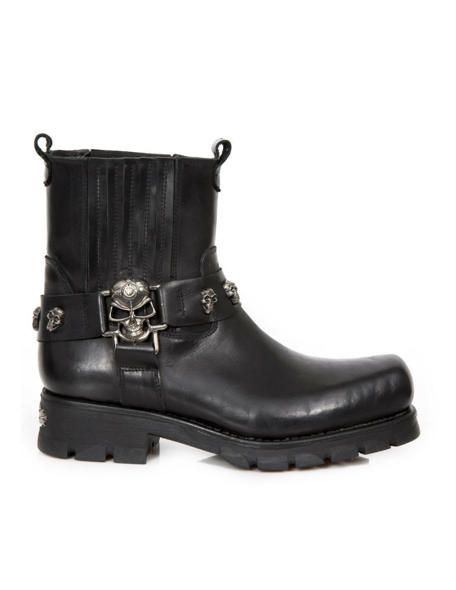 Uomo New Rock | Ankle Boot Biker M-7665-C1