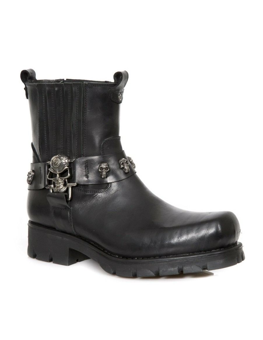 Uomo New Rock | Ankle Boot Biker M-7665-C1