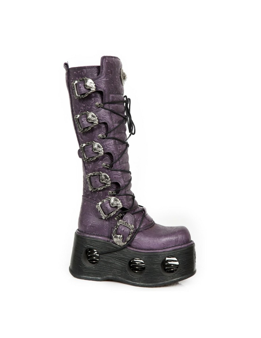 Donna New Rock | High Boot Metallic M-272-Cz17