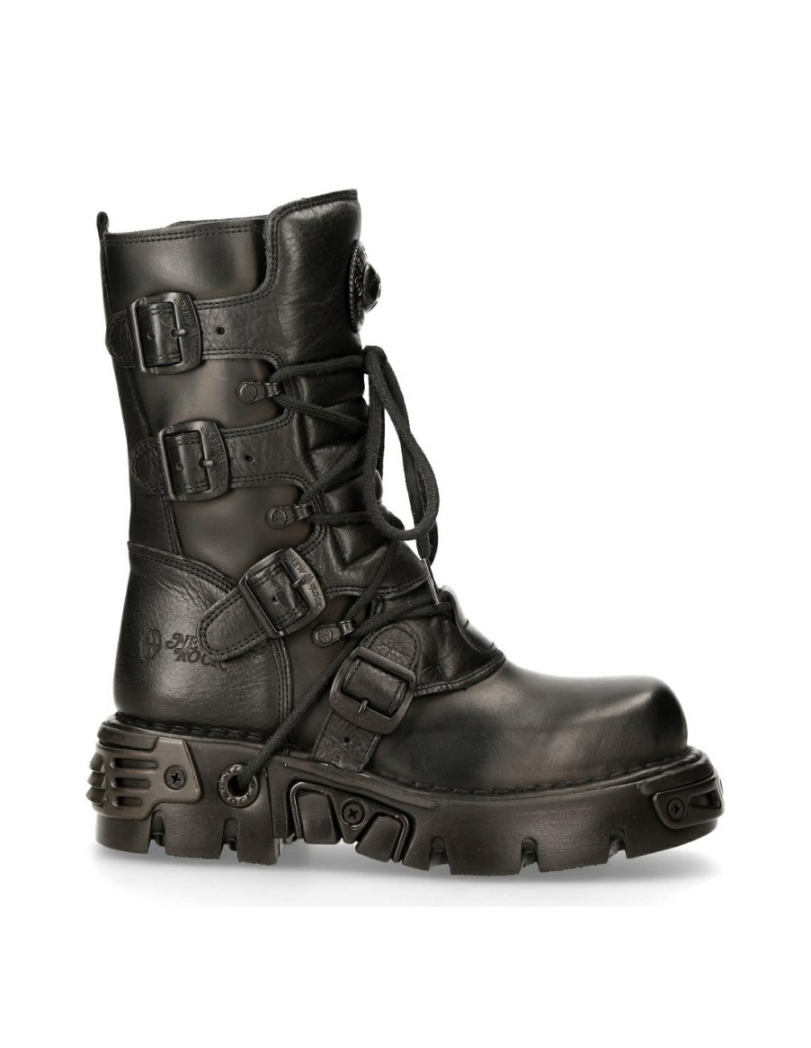 Donna New Rock | Boot Black Reactor M-373-S18