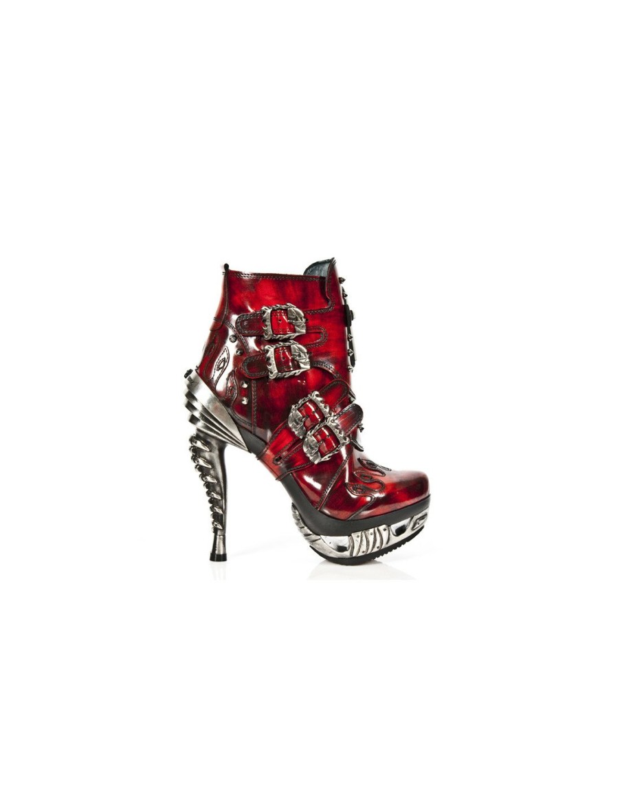 Donna New Rock | Ankle Boot Punk M-Mag005-C3