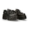 Donna New Rock | Shoe Black Imperfect With Laces M-233-C4